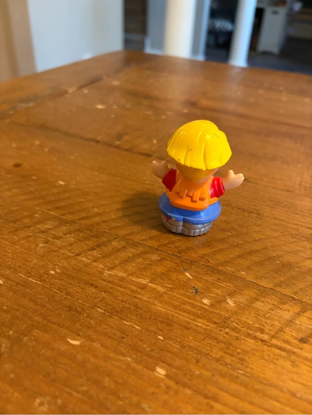 Fisher Price Little People Eddie silver bottom as is